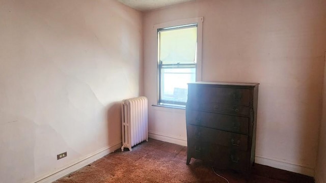 5330 W Foster Ave, Chicago, IL 60630 - unfurnished bedroom featuring radiator and carpet