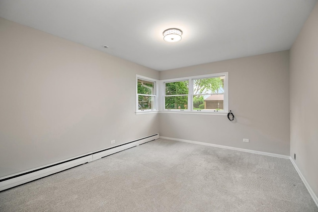 6231 W 127th Pl, Palos Heights, IL 60463 - unfurnished room featuring a baseboard heating unit and carpet floors