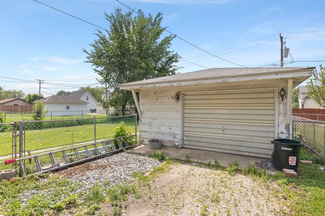 1207 Oakland Ave, Joliet, IL 60435 - detached garage featuring driveway