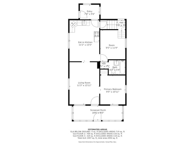 1207 Oakland Ave, Joliet, IL 60435 - view of home floor plan