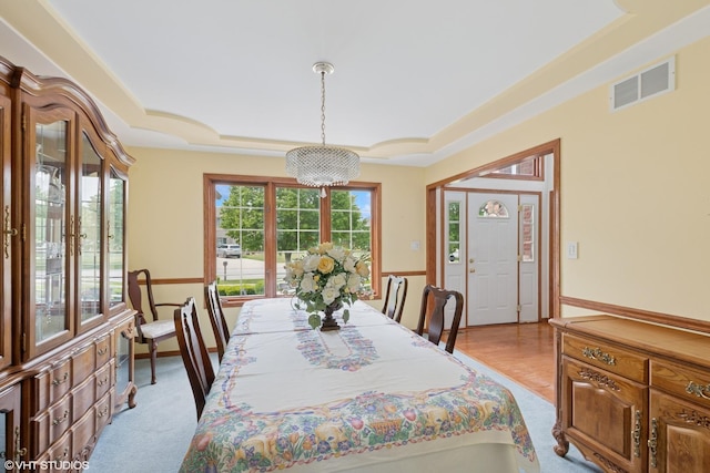 17935 Pheasant Lake Dr, Tinley Park, IL 60487 - dining space featuring a raised ceiling