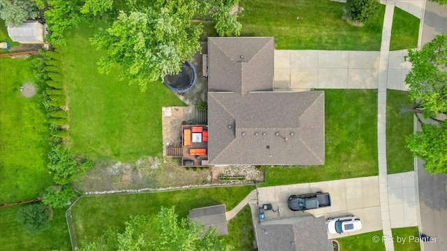 611 Brewster Ln, Schaumburg, IL 60193 - drone / aerial view