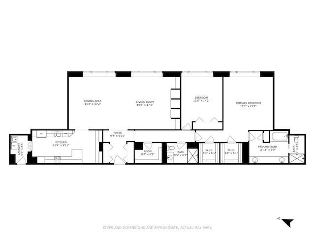 132 E Delaware Pl Unit 5504, Chicago, IL 60611 - home floor plan