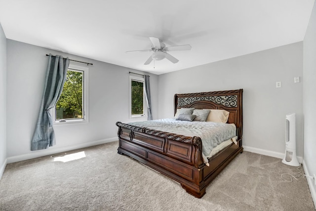 5S640 Bluff Ln, Naperville, IL 60540 - carpeted bedroom with baseboards and a ceiling fan