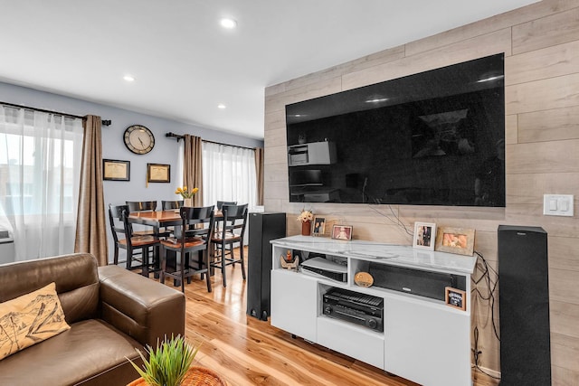 86611/2 W Foster Ave Unit 3A, Chicago, IL 60656 - living room with light wood-type flooring and recessed lighting