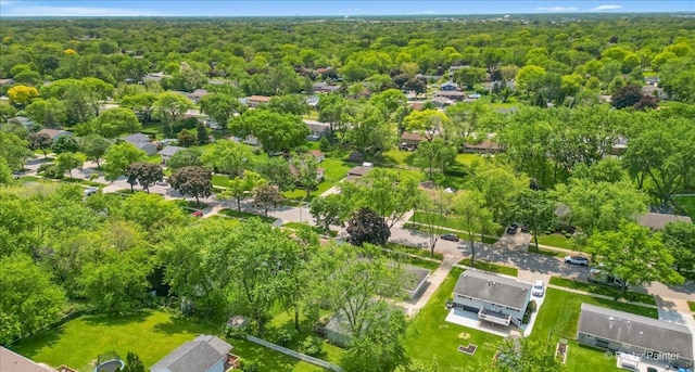 1434 Somerset Ln, Schaumburg, IL 60193 - aerial view of a heavily wooded area