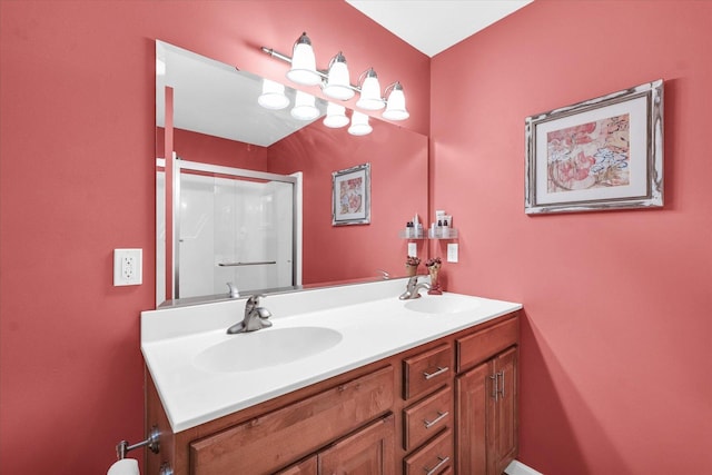 206 Wilsey Ln, Sidney, IL 61877 - full bath with a shower stall and double vanity