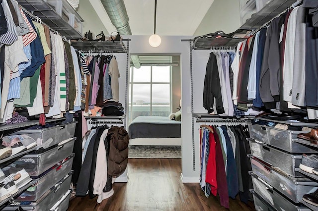 1645 W Ogden Ave Unit 722, Chicago, IL 60612 - spacious closet with dark wood finished floors