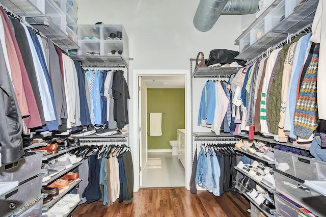 1645 W Ogden Ave Unit 722, Chicago, IL 60612 - spacious closet featuring wood finished floors