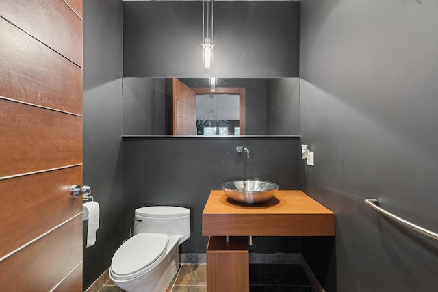 16W307 95th Pl, Burr Ridge, IL 60527 - half bath featuring a sink and toilet