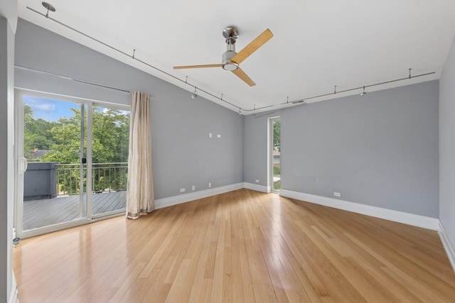16W307 95th Pl, Burr Ridge, IL 60527 - unfurnished room with light wood-style flooring and a ceiling fan