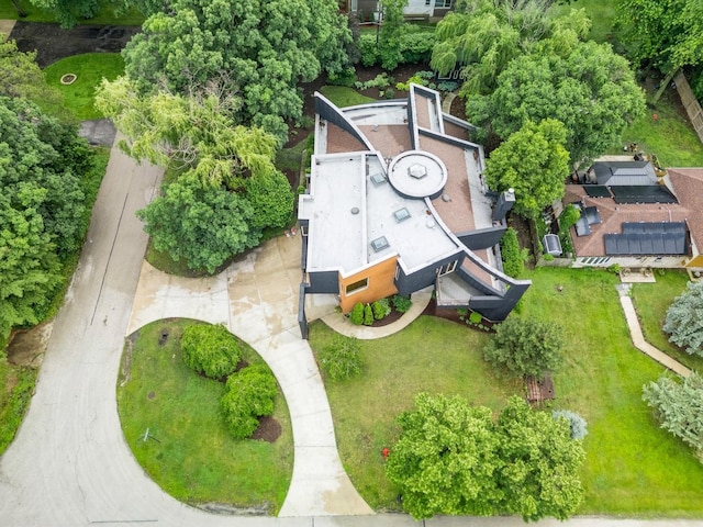 16W307 95th Pl, Burr Ridge, IL 60527 - view from above of property