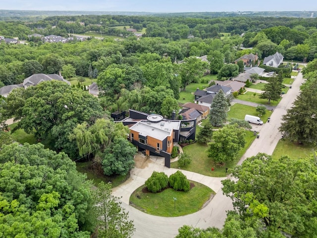 16W307 95th Pl, Burr Ridge, IL 60527 - bird's eye view of a heavily wooded area