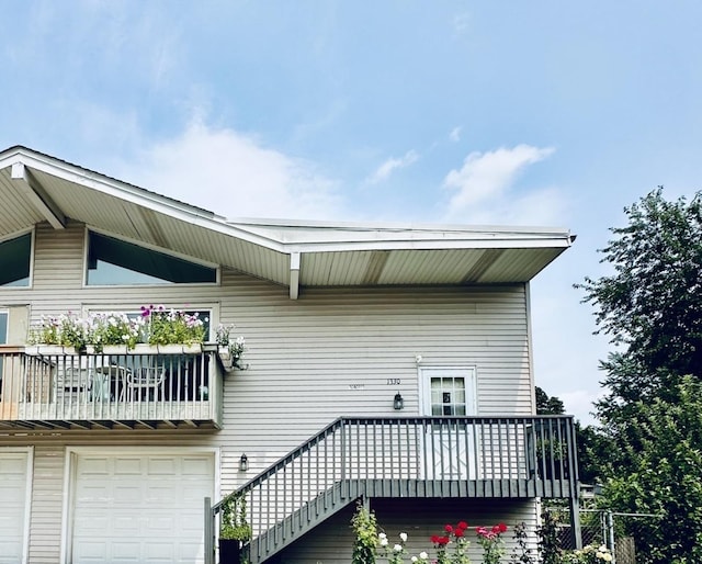 1330 Todd Farm Dr, Elgin, IL 60123 - view of home's exterior featuring a garage and a balcony