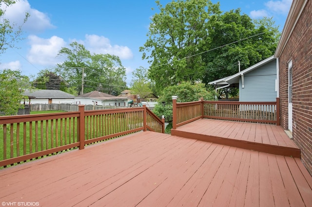 624 N Lombard Ave, Oak Park, IL 60302 - view of wooden deck