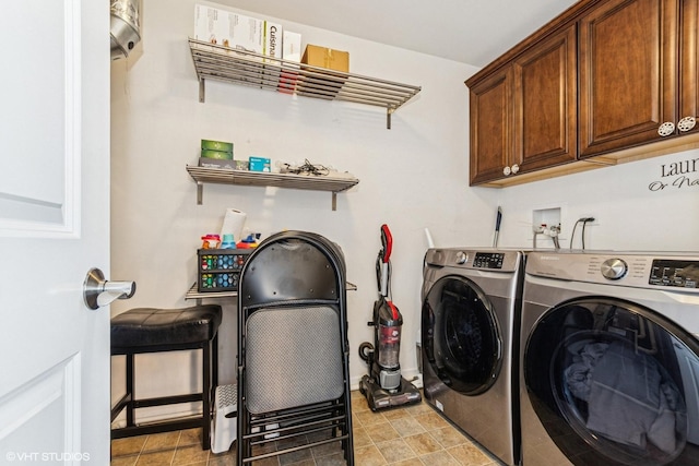 10596 W 154th Pl, Orland Park, IL 60462 - washroom with cabinet space and independent washer and dryer