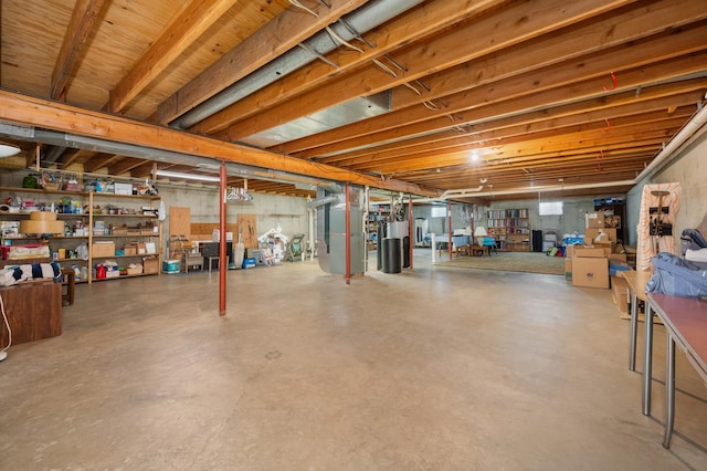 10 Primrose Ln, Sycamore, IL 60178 - unfinished basement with heating unit
