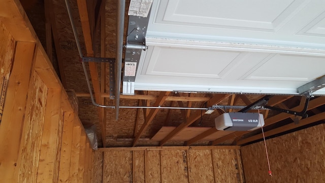 1341 Cunat Ct Unit 1C, Lake In The Hills, IL 60156 - garage view of a garage door opener