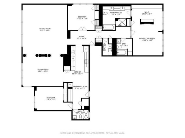 1440 N Lake Shore Dr Unit 34Ac, Chicago, IL 60610 - room layout