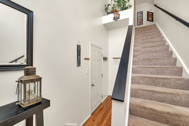 117 Andrew Taras Ct Unit B1, Joliet, IL 60435 - staircase featuring wood finished floors