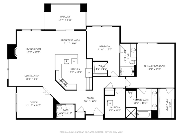 50 W Kennedy Ln Unit 102, Hinsdale, IL 60521 - floor plan / room layout