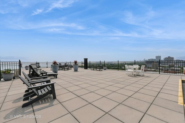 4960 N Marine Dr Unit 720, Chicago, IL 60640 - view of patio / terrace featuring outdoor dining space