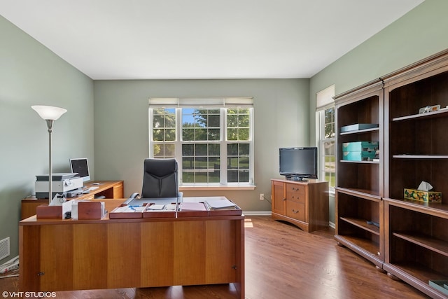 2621 Hastings Ct, Gurnee, IL 60031 - home office featuring wood finished floors and baseboards