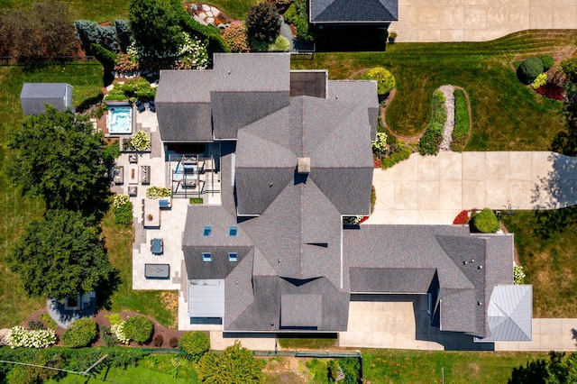1308 N Wright St, Naperville, IL 60563 - bird's eye view