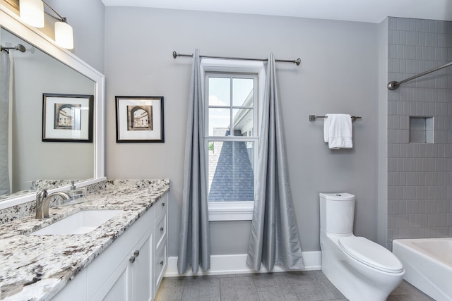 1308 N Wright St, Naperville, IL 60563 - bathroom with vanity and bathing tub / shower combination