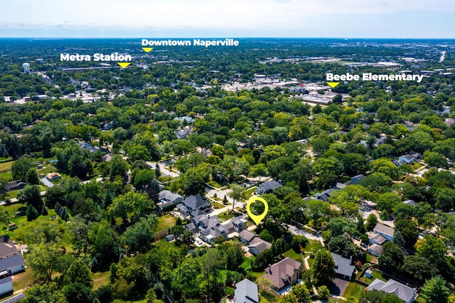 1308 N Wright St, Naperville, IL 60563 - bird's eye view