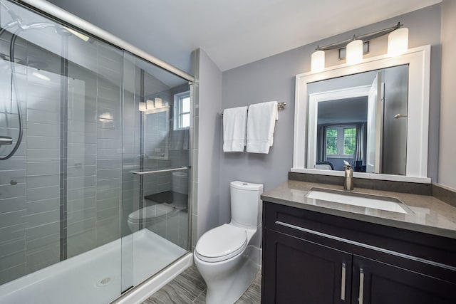 1308 N Wright St, Naperville, IL 60563 - bathroom with vanity and a shower stall
