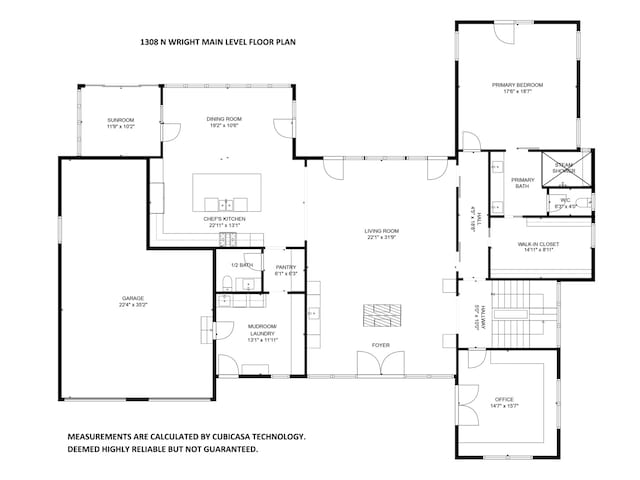 1308 N Wright St, Naperville, IL 60563 - view of home floor plan