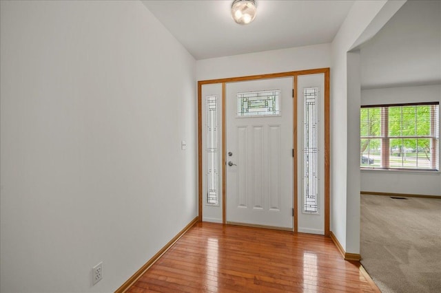 249 Spring Ct, North Aurora, IL 60542 - foyer entrance featuring light wood-style flooring