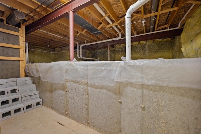 249 Spring Ct, North Aurora, IL 60542 - view of unfinished below grade area