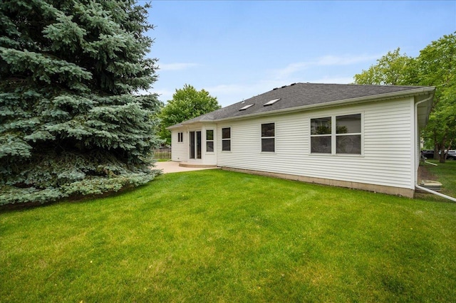 249 Spring Ct, North Aurora, IL 60542 - back of house with a yard and a patio