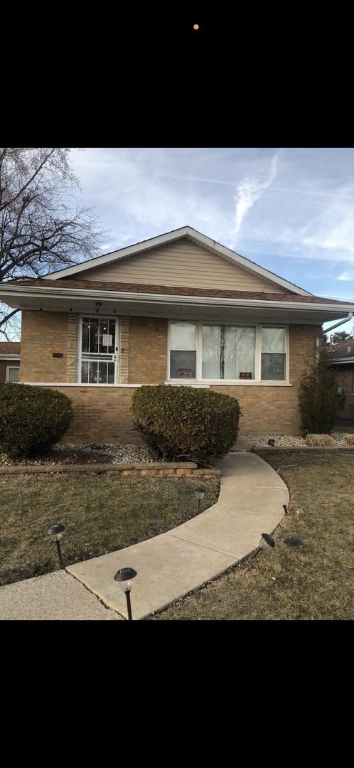 480 E 163rd St, South Holland, IL 60473 - view of front of house with brick siding