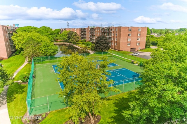 9500 N Washington St Unit 510, Niles, IL 60714 - bird's eye view of apartment complex / building
