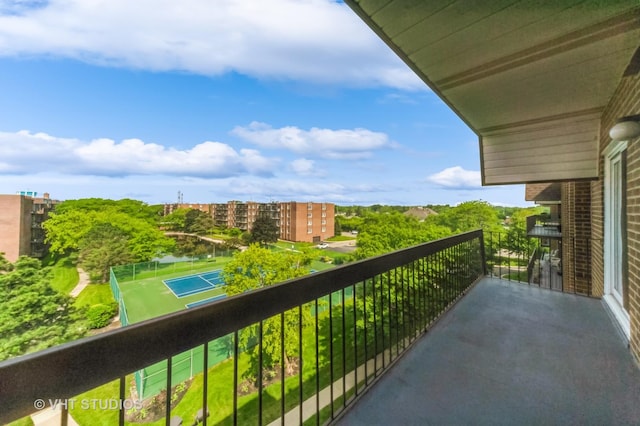 9500 N Washington St Unit 510, Niles, IL 60714 - view of balcony