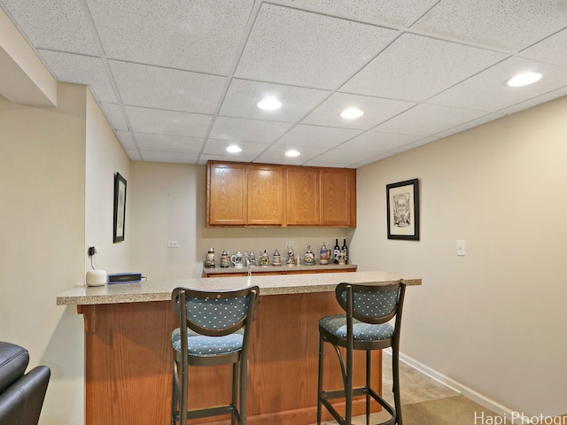275 Surrey Ln, Barrington, IL 60010 - indoor bar with recessed lighting and a drop ceiling