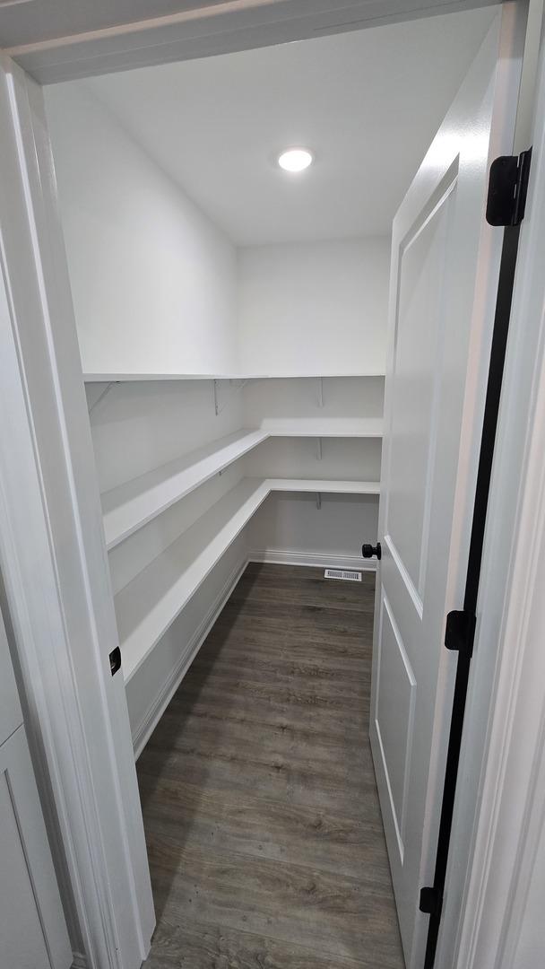 view of storage area