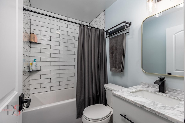 2531 E 1669th Rd, Ottawa, IL 61350 - bathroom with vanity, toilet, and shower / tub combo