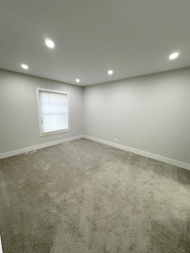 1021 Boxwood Ct Unit C1, Wheeling, IL 60090 - carpeted spare room featuring recessed lighting and baseboards