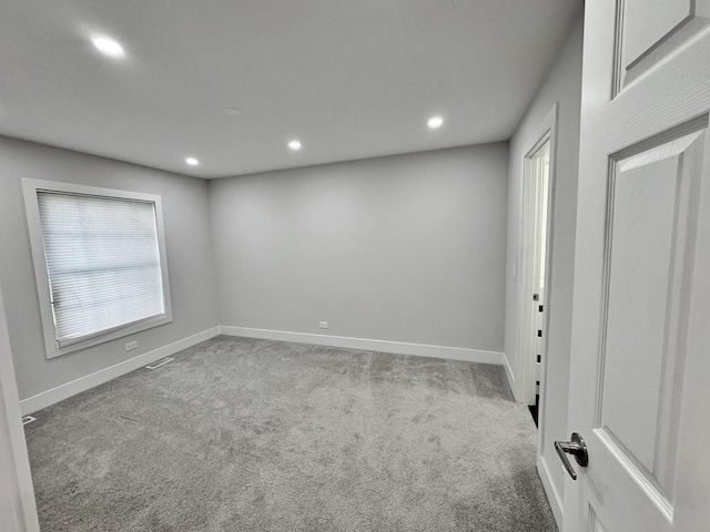 1021 Boxwood Ct Unit C1, Wheeling, IL 60090 - spare room with carpet floors, recessed lighting, and baseboards