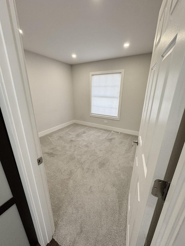 1021 Boxwood Ct Unit C1, Wheeling, IL 60090 - empty room with carpet floors, baseboards, and recessed lighting