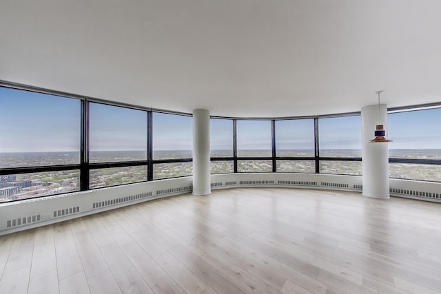 5415 N Sheridan Rd Unit 4511, Chicago, IL 60640 - unfurnished sunroom with healthy amount of natural light and a water view