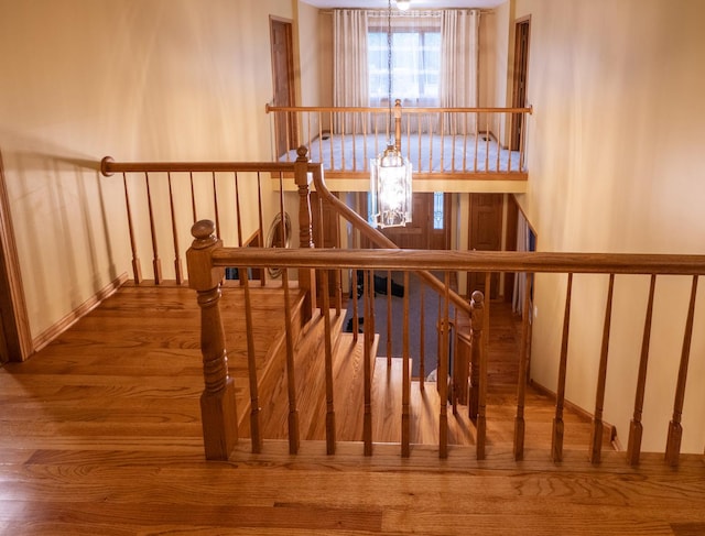 1707 Frediani Ct, Mount Prospect, IL 60056 - staircase featuring wood finished floors
