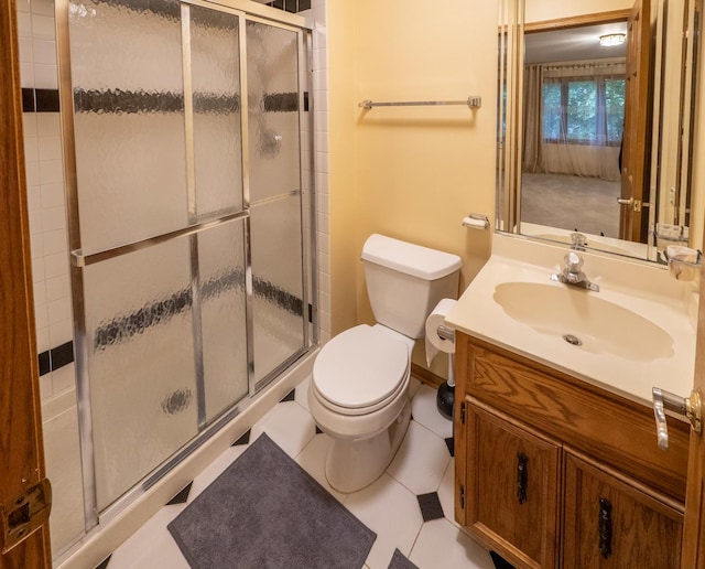 1707 Frediani Ct, Mount Prospect, IL 60056 - full bath with toilet, a shower stall, and vanity