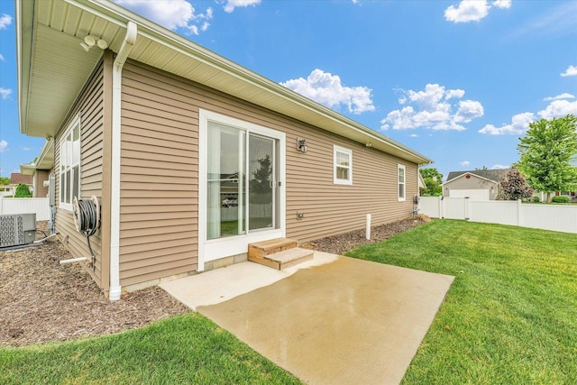 3311 Memory Ln E, Unit East, Urbana, IL 61802 - back of house featuring a patio and central AC