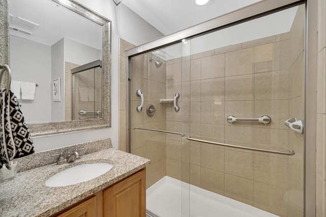 986 W Ct Unit C, Naperville, IL 60563 - full bathroom featuring a shower stall and vanity