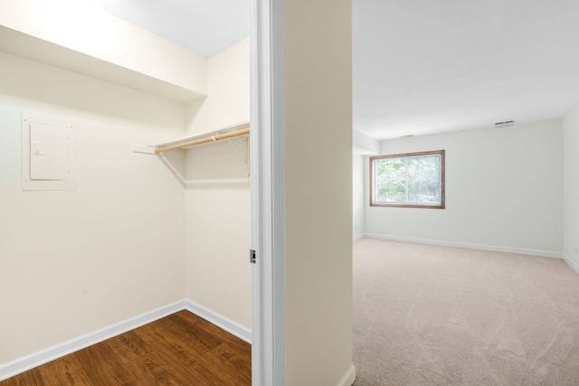 3350 N Carriageway Dr Unit 208, Arlington Heights, IL 60004 - spacious closet with electric panel